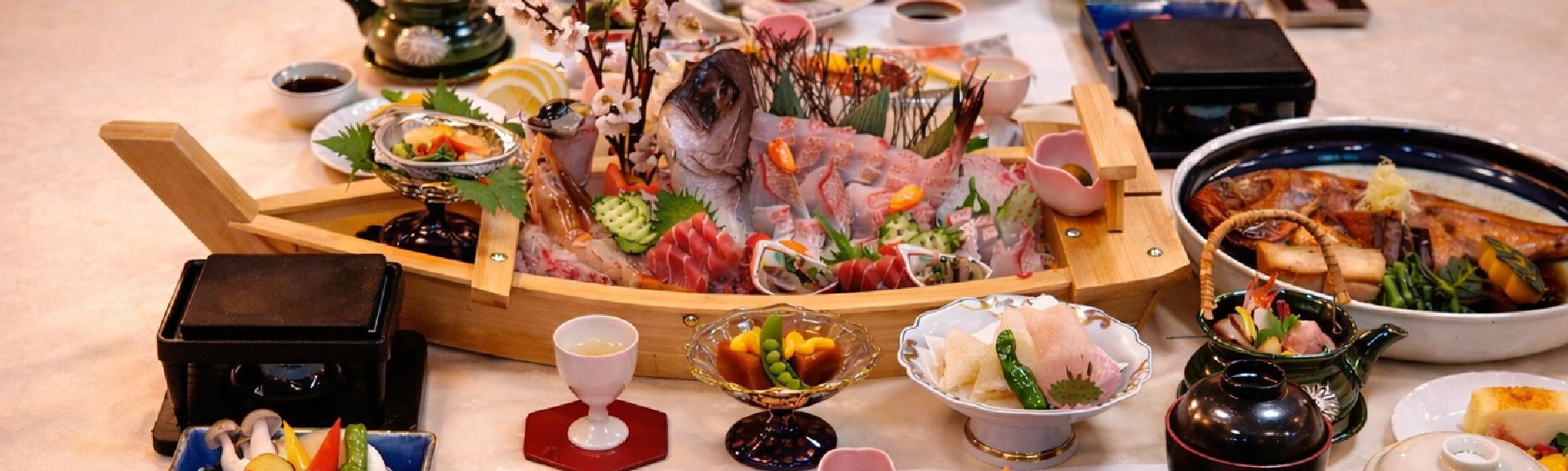 会席料理の夕食